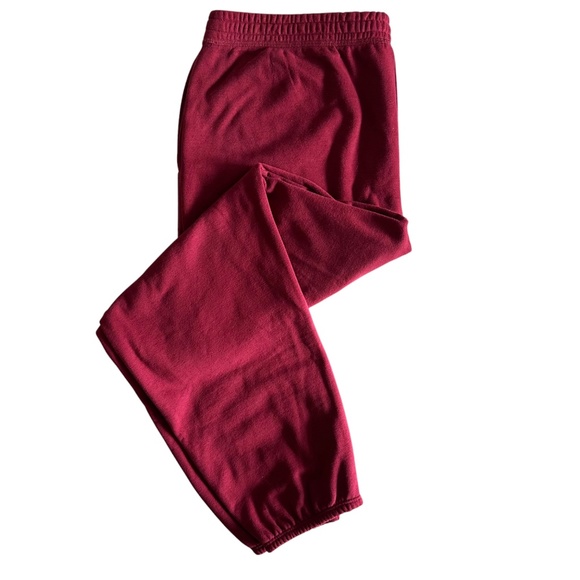 NWT Beyond Yoga LuxeFleece Sweatpants Merlot Red Ultra Soft Lounge Joggers XL - Picture 5 of 13